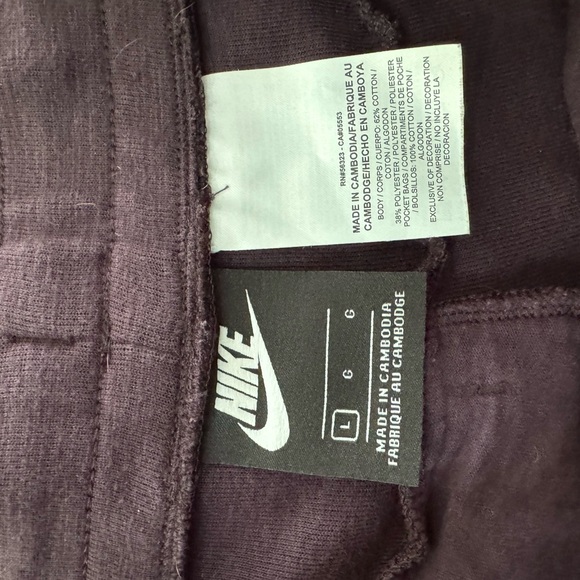 Nike Mens Jogger Deep Purple Sweatpants - Picture 3 of 4